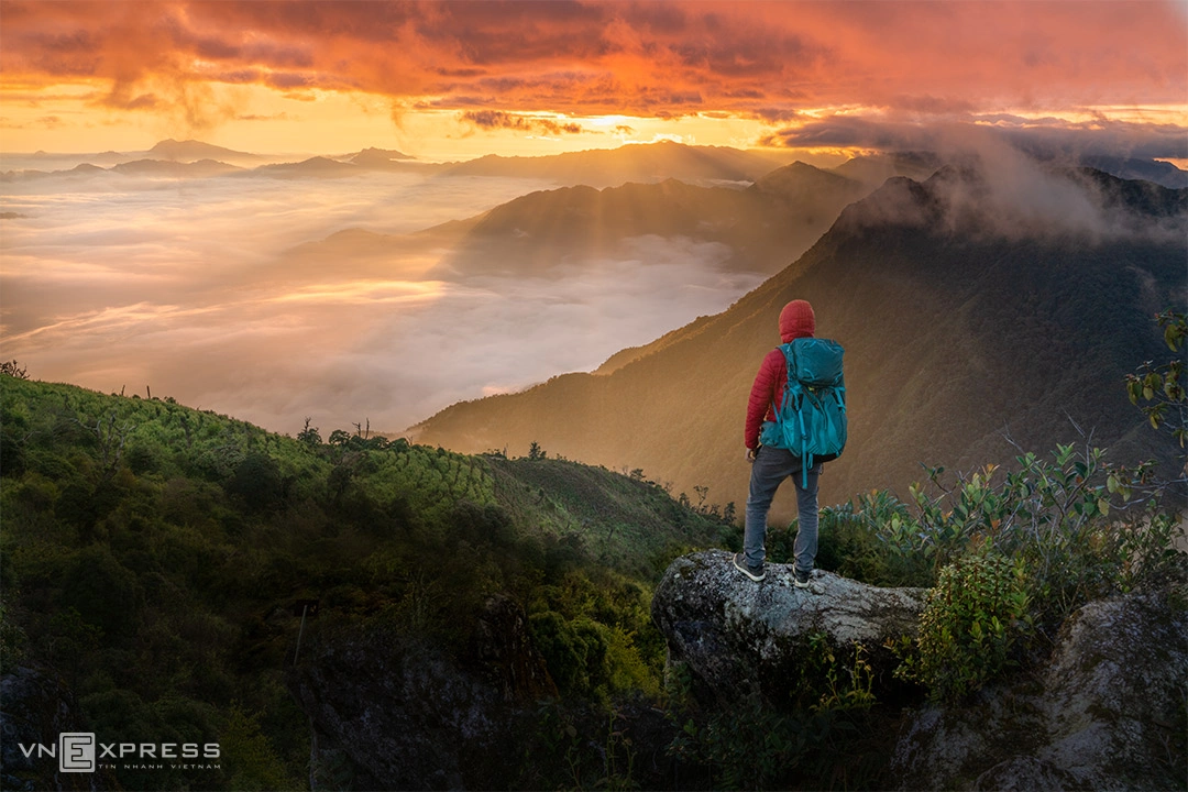 Chinh phục rừng nguyên sinh Tà Xùa. Ảnh: Văn Linh rungtx2-1273-1695714765.webp