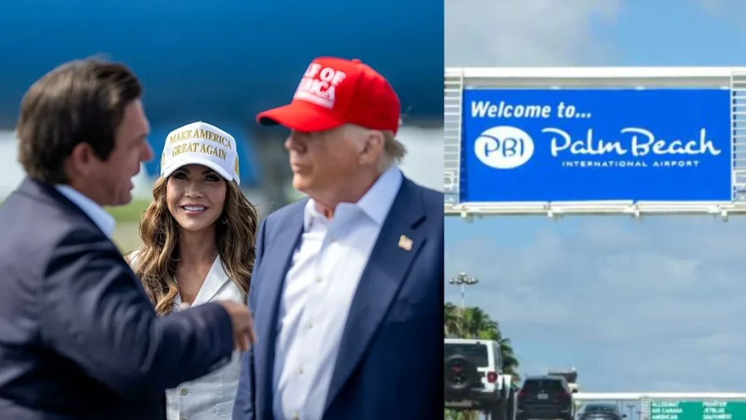 Desantis Renamed Palm Beach Airport for Trump. His Family Had Already Trademarked the Name