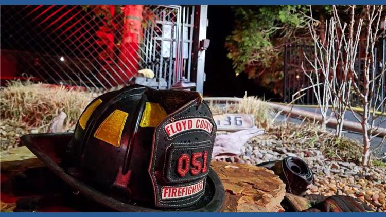 Garage fire in Floyd County causes difficulties for firefighters, no injuries reported